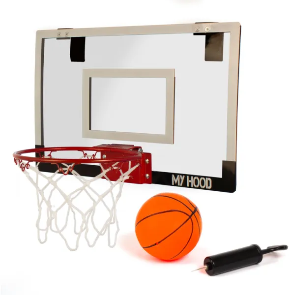 My Hood - Minibasket mit Platte - Inklusive Ball und Ballpumpe