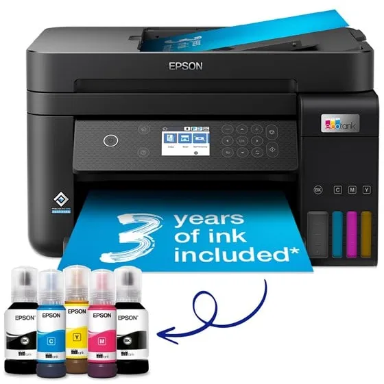 Epson EcoTank ET-3850 All in One Tintenstrahldrucker Multifunktion - Farbe - Tinte