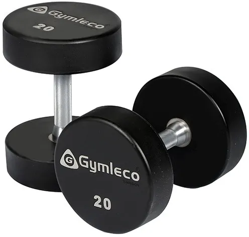 Gymleco 836 Runde Gummi Hanteln 12,5 kg (1 Stk)