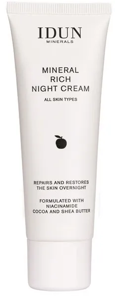 IDUN Minerals - Reichhaltige Nachtcreme - 50 ml