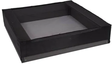 Nordic Play Sandkastennetz, 120 x 120 x 20 cm, schwarz